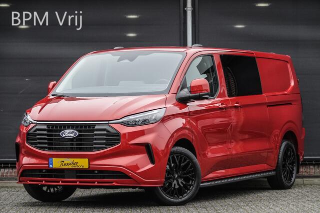 Ford TRANSIT CUSTOM L2H1 Dubbel Cabine 2.0Tdci 170Pk Aut. | Limited | 360° Camera | 2x Schuifdeur | Spoilerpack | 19" | Artisan Red