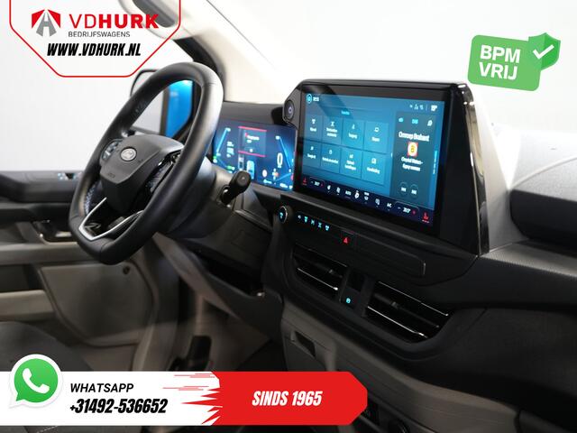 Ford TRANSIT CUSTOM E-Transit 340 65 kWh 330km WLTP L2 Limited Garantie 5 jaar/ 2.3t Trekverm./ Snellader/ Matrix LED/ B&O/ Adapt.Cruise/ Standkachel/ Carplay/ Camera