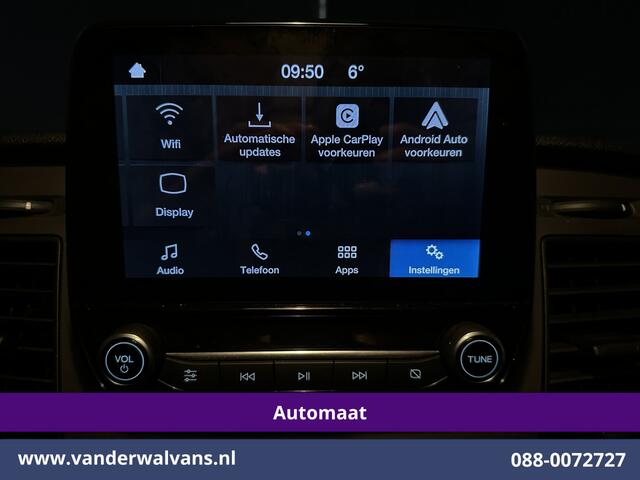 Ford TRANSIT CUSTOM 2.0 TDCI 130pk Automaat L2H1 Euro6 Airco | Apple Carplay | Android Auto | LED | Cruisecontrol Parkeersensoren, Verwarmde voorruit, Bijrijdersbank