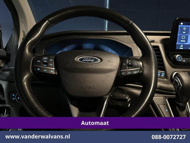 Ford TRANSIT CUSTOM 2.0 TDCI 130pk Automaat L2H1 Euro6 Airco | Apple Carplay | Android Auto | LED | Cruisecontrol Parkeersensoren, Verwarmde voorruit, Bijrijdersbank