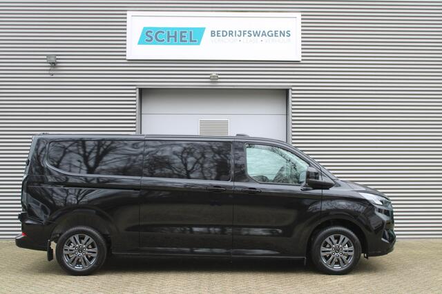 Ford TRANSIT CUSTOM 320 2.0 TDCI L2H1 Limited 170pk - 1+1 Stoelopstelling - 2x Schuifdeur - Adaptive Cruise - Verwarmd stuur - Blind spot - Navigatie - Camera - Draadloos laden - Rijklaar