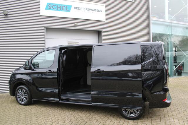 Ford TRANSIT CUSTOM 320 2.0 TDCI L2H1 Limited 170pk - 1+1 Stoelopstelling - 2x Schuifdeur - Adaptive Cruise - Verwarmd stuur - Blind spot - Navigatie - Camera - Draadloos laden - Rijklaar