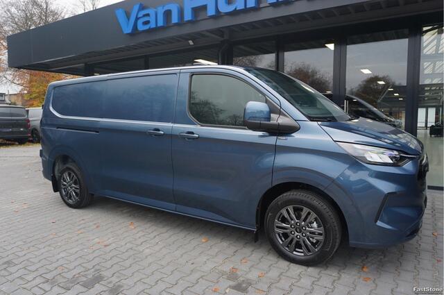 Ford TRANSIT CUSTOM 320L 170PK Limited AUT BPM VRIJ!! Navi, Cam, Adap. Cruise, 17" LM, LED 2x Schuifdeur!! NR. W01*