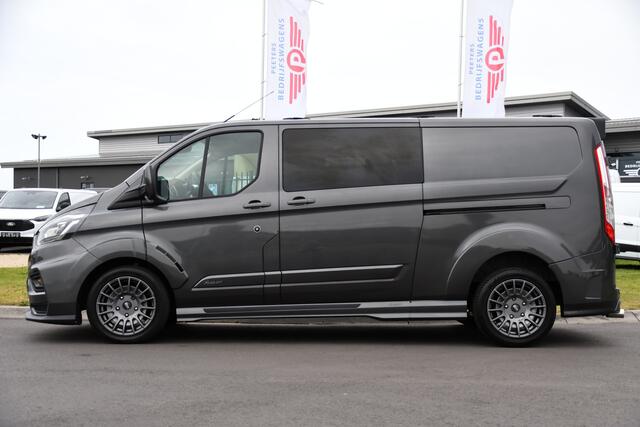 Ford TRANSIT CUSTOM 320 2.0 TDCI DC L2H1 MS-RT Adaptieve Cruise, Camera, 185PK, Carplay, Multimedia, Trekhaak, Automaat, 2 x Schuifdeur, UNIEK!