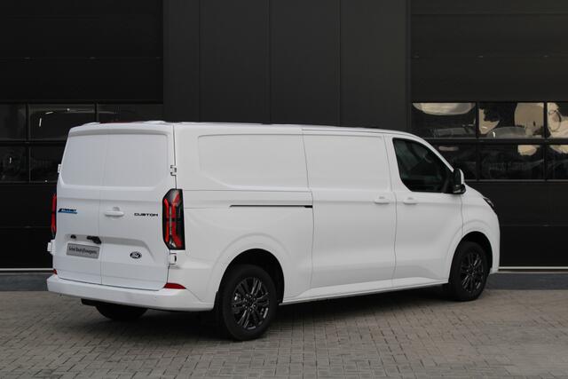 Ford TRANSIT CUSTOM E-Transit 340 L2H1 Limited 65 kWh 218pk - 2x Schuif - LED - 360 Camera - B&O - ACC - Navi - Stoel/Stuurverwarming - Rijklaar
