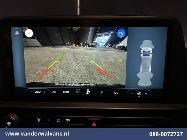 Ford TRANSIT CUSTOM 2.0 TDCI 136pk L2H1 Euro6 Airco | Camera | LED | Cruisecontrol | Verwarmde voorruit Parkeersensoren, Bijrijdersbank
