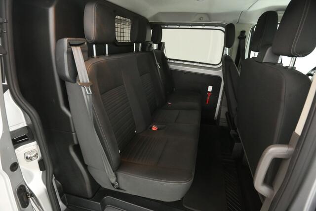 Ford TRANSIT CUSTOM 300 2.0 TDCI L2H1 Limited | DC | Airco | Cruise | Carplay | Trekh. | Navi | Parkeersens. | Stoelverw.