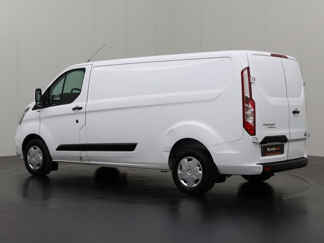 Ford TRANSIT CUSTOM 2.0TDCi 130PK Lang | Achterdeuren | Airco | Cruise | 3-Persoons | Betimmering