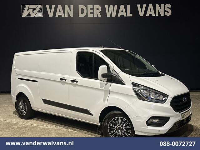 Ford TRANSIT CUSTOM 2.0 TDCI 131pk L2H1 Euro6 Airco | LED | Apple Carplay | Cruisecontrol | 2800kg Trekhaak | Stoelverwarming Parkeersensoren, Verwarmde voorruit, Bijrijdersbank