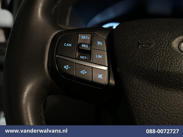 Ford TRANSIT CUSTOM 2.0 TDCI 131pk L2H1 Euro6 Airco | LED | Apple Carplay | Cruisecontrol | 2800kg Trekhaak | Stoelverwarming Parkeersensoren, Verwarmde voorruit, Bijrijdersbank