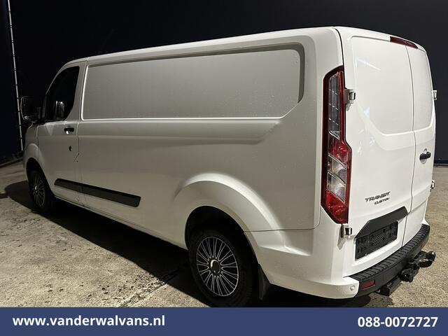 Ford TRANSIT CUSTOM 2.0 TDCI 131pk L2H1 Euro6 Airco | LED | Apple Carplay | Cruisecontrol | 2800kg Trekhaak | Stoelverwarming Parkeersensoren, Verwarmde voorruit, Bijrijdersbank