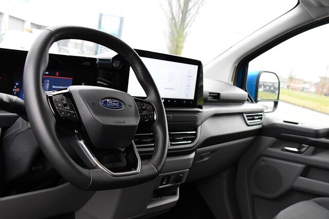 Ford TRANSIT CUSTOM 300 2.0 TDCI L2H1 Limited DC PB Edition Virtual, Cruise, Carplay, 2 x Schuifdeur, LED, 136pk, Automaat, Stuurverwarming, Stoelverwarming, Uniek!