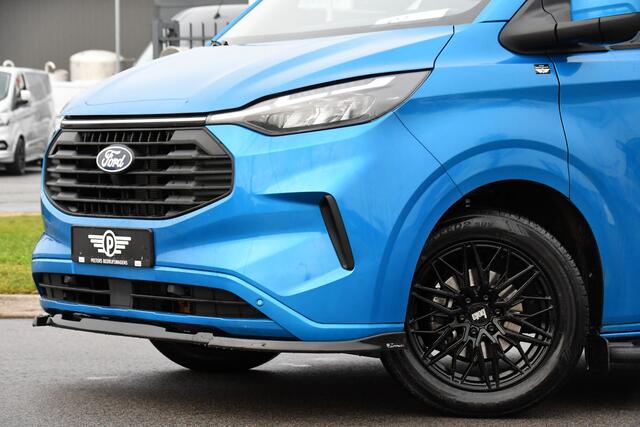 Ford TRANSIT CUSTOM 300 2.0 TDCI L2H1 Limited DC PB Edition Virtual, Cruise, Carplay, 2 x Schuifdeur, LED, 136pk, Automaat, Stuurverwarming, Stoelverwarming, Uniek!