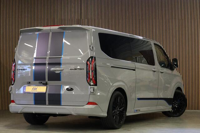 Ford TRANSIT CUSTOM 300 2.0 TDCI L2H1 Sport 170 PK DC | Dubbel Cabine | 360 Camera | ACC | Blind Spot | Navigatie | Camera | CarPlay | Lane Assist | Elek. Trekhaak | 5-Zitter | BPM VRIJ | Verlengde fabrieksgarantie tot 12-2029