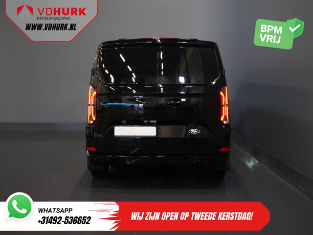 Ford TRANSIT CUSTOM E-Transit 340 65 kWh 218 pk 330km WLTP L2 Limited 2x Schuifdeur/ Elek.Schuif/ 2.3t Trekverm./ Snellader/ Matrix LED/ B&O/ Adapt.Cruise/ Standkachel/ Carplay/ Camera
