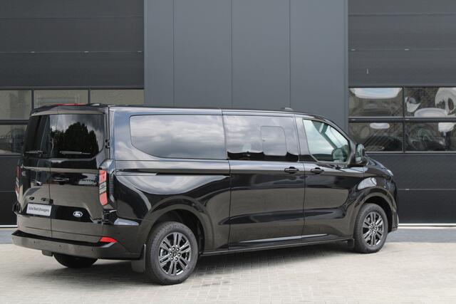 Ford TRANSIT CUSTOM 340 2.5 PHEV L2H1 Limited 232pk - 8 zits - Adaptive Cruise - Blind spot - Navi - Stuurverwarming - Airco achterin - Incl BPM - Rijklaar
