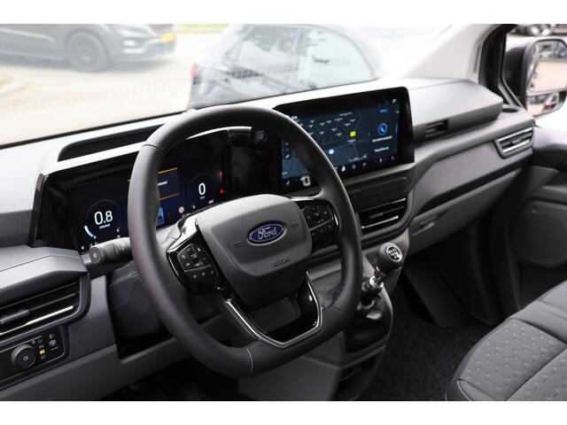 Ford TRANSIT CUSTOM 320 2.0 TDCI 150 PK L2H1 Limited | L+R Schuifdeur | ACC | Blind Spot | Camera | Lane Assist | Stoelverwarming | CarPlay | Navigatie Trekhaak | 3-Zitter | MODELJAAR 2025 | Verlengde fabrieksgarantie tot 12-2029