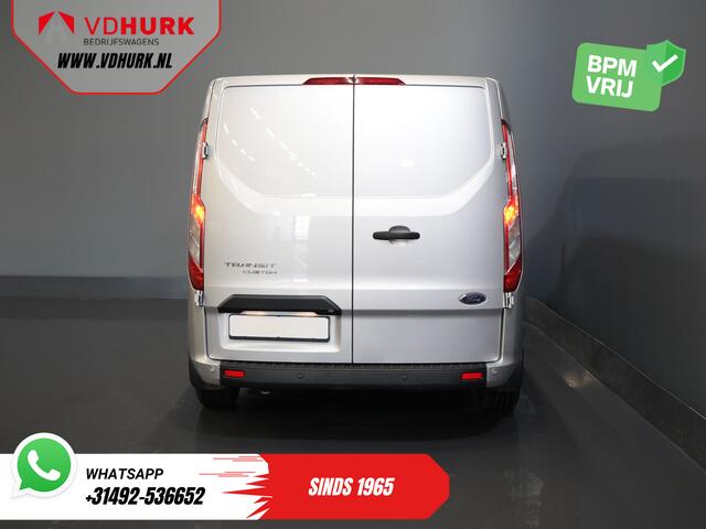 Ford TRANSIT CUSTOM 2.0 TDCI 130 pk BPM VRIJ! Sortimo/ Standkachel/ Stoelverw./ Carplay/ Camera/ Navi/ Cruise