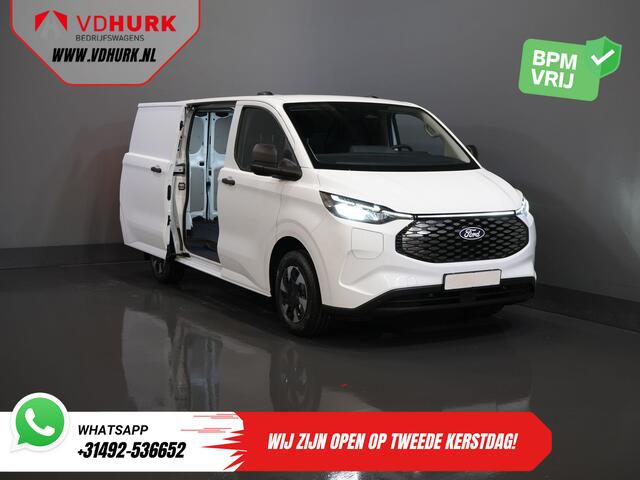Ford TRANSIT CUSTOM E-Transit 320 Trend 65 kWh 330 km WLTP LED/ Snellader/ 2.3t Trekverm./ Stoelverw./ Carplay/ Climate/ Camera/ PDC/ Cruise