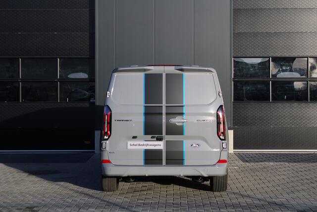 Ford TRANSIT CUSTOM 320 2.5 PHEV L1H1 Sport DC 232pk - 2x Schuif - 360 Camera - ACC - Keyless - Stoel/Stuurverwarming - Blindspot - Incl BPM - Rijklaar