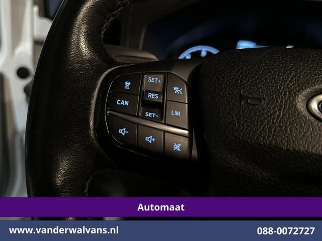 Ford TRANSIT CUSTOM 2.0 TDCI 131pk Automaat L2H1 Euro6 Airco | Camera | Apple Carplay | LED | Cruisecontrol | Trekhaak Android Auto, Stoelverwarming, Verwarmde voorruit, Dakdragers, Parkeersensoren, Bijrijdersbank, Achterklep