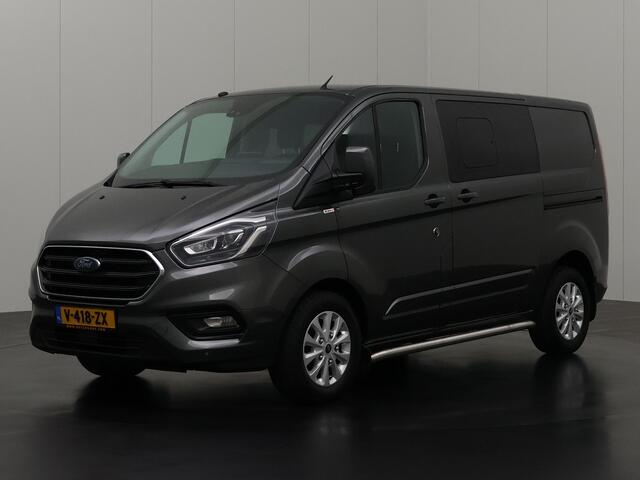 Ford TRANSIT CUSTOM 2.0TDCI 170PK Dubbele Cabine Limited | 2xSchuifdeur | Navigatie | Camera | Trekhaak | Airco | Cruise