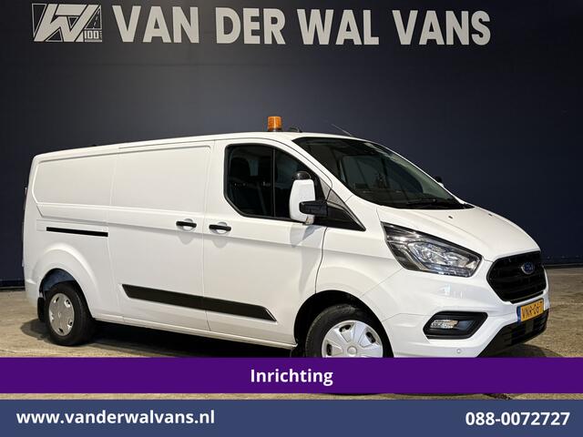 Ford TRANSIT CUSTOM 2.0 TDCI 130pk L2H1 Inrichting Euro6 Airco | Camera | LED | Cruisecontrol | Verwarmde voorruit Parkeersensoren, 2800kg trekvermogen, Bijrijdersbank