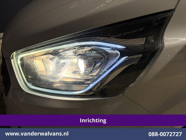 Ford TRANSIT CUSTOM 2.0 TDCI 130pk L2H1 Inrichting Euro6 Airco | Camera | LED | Cruisecontrol | Verwarmde voorruit Parkeersensoren, 2800kg trekvermogen, Bijrijdersbank