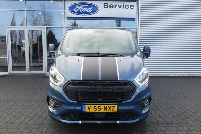 Ford TRANSIT CUSTOM 320 2.0 TDCI L2H1 Sport 5p., TREKHAAK (2.550KG), DUBBELE SCHUIFDEUR, WINTER PACK, CRUISE, AIRCO, CAMERA, PDC V&A, APPLE CARPLAY/ANDROID AUTO, BI-XENON, LANE ASSIST, DAB, 47.576KM