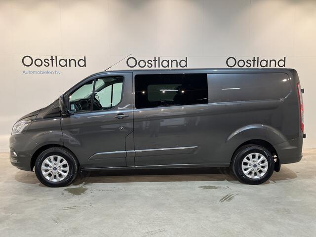 Ford TRANSIT CUSTOM 2.0 TDCI L2H1 Limited 130 PK DC Dubbel Cabine / Euro 6 / Airco / Cruise Control / CarPlay / PDC / Navigatie / 16.200 KM !!