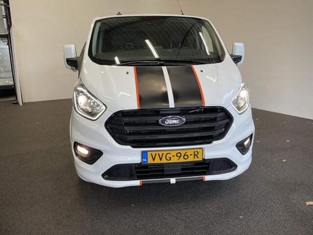 Ford TRANSIT CUSTOM 320 2.0 TDCI L2H1 170PK Sport Automaat Dubbele Cabine Airco Cruise Control Bluetooth Navi Trekhaak