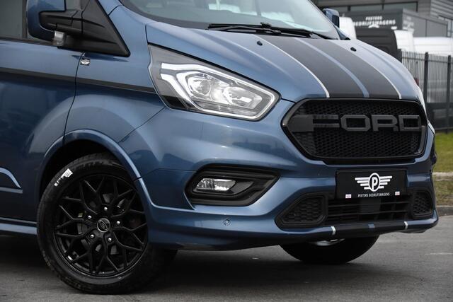 Ford TRANSIT CUSTOM 320 2.0 TDCI L1H1 Sport DC Camera, Cruise, Carplay, 170pk, 2 x Schuifdeur, Automaat, LED, Leder, Stoelverwarming, Uniek!