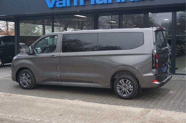 Ford TRANSIT CUSTOM 320L 2.5 PHEV 233PK Dubbel Cabine Limited PRIJS INCL. BPM !! 13" Navi, Adap. Cruise, Camera, 17" LM, Trekhaak!! NR. HYBDC1