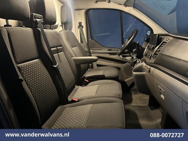 Ford TRANSIT CUSTOM 2.0 TDCI 131pk L2H1 Euro6 Airco | Camera | LED | Cruisecontrol | Verwarmde voorruit Parkeersensoren, Bijrijdersbank, 2800kg trekvermogen