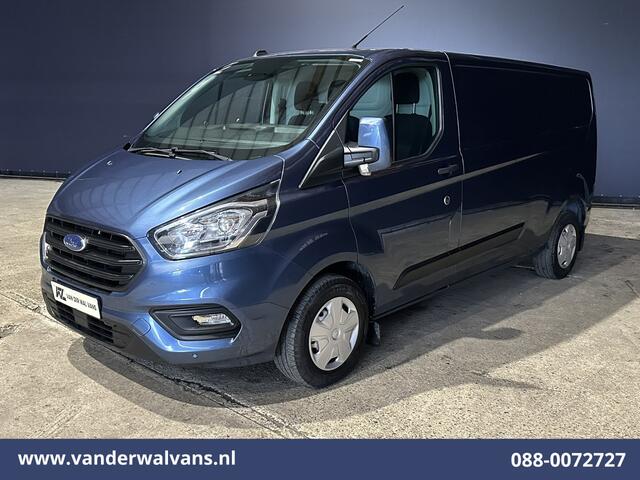 Ford TRANSIT CUSTOM 2.0 TDCI 131pk L2H1 Euro6 Airco | Camera | LED | Cruisecontrol | Verwarmde voorruit Parkeersensoren, Bijrijdersbank, 2800kg trekvermogen