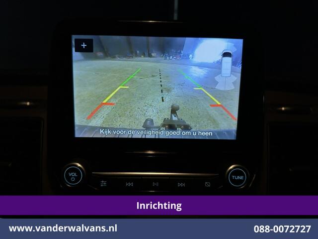 Ford TRANSIT CUSTOM 2.0 TDCI 130pk L2H1 inrichting Euro6 Airco | Camera | 2800kg Trekhaak | LED Cruisecontrol, Stoelverwarming, Parkeersensoren, Bijrijdersbank