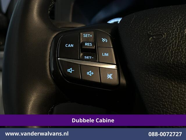 Ford TRANSIT CUSTOM 2.0 TDCI 130pk Automaat L2H1 Dubbele Cabine Euro6 Airco | 6-Zits | Navigatie | Cruisecontrol LED, Apple Carplay, Android Auto, Parkeersensoren