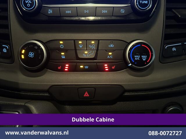 Ford TRANSIT CUSTOM 2.0 TDCI Automaat 131pk L2H1 Dubbel cabine Euro6 Airco | 6-Zits | Camera | Navigatie | Apple Carplay LED, Trekhaak, Cruisecontrol, Android Auto, Stoelverwarming, Verwarmde Voorruit, Parkeersensoren, Bijrijdersbank