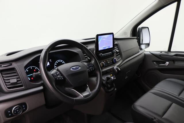 Ford TRANSIT CUSTOM 320 2.0 TDCI L2H1 Limited Leer, 3-Zits, Camera, Cruise, Apple Carplay, Verwarmde Voorruit, DAB, PDC