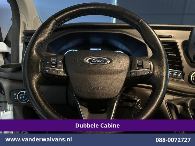 Ford TRANSIT CUSTOM 2.0 TDCI 130pk L2H1 Dubbele Cabine Euro6 Airco | 6-Zits | LED | Cruisecontrol | Parkeersensoren Achterklep