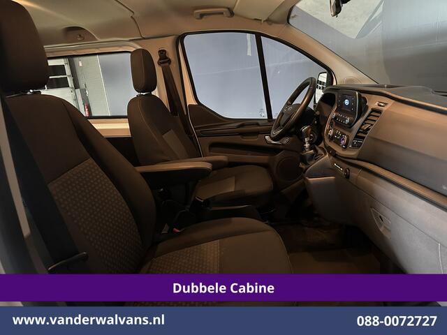 Ford TRANSIT CUSTOM 2.0 TDCI 130pk L2H1 Dubbele Cabine Euro6 Airco | 5-Zits | Imperiaal | LED | Cruisecontrol Stoelverwarming, Parkeersensoren