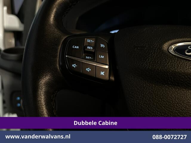 Ford TRANSIT CUSTOM 2.0 TDCI 130pk L2H1 Dubbele Cabine Euro6 Airco | 5-Zits | LED | Cruisecontrol Stoelverwarming, Parkeersensoren, Achterklep