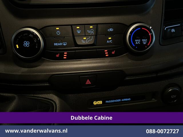 Ford TRANSIT CUSTOM 2.0 TDCI 130pk L2H1 Dubbele Cabine Euro6 Airco | 5-Zits | LED | Cruisecontrol Stoelverwarming, Parkeersensoren, Achterklep