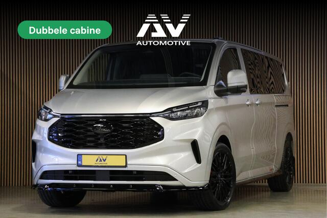 Ford TRANSIT CUSTOM 320 2.0 TDCI 170 PK L2H1 Limited DC | Dubbel Cabine | 360 Camera | Middenconsole | ACC | Blind Spot | Navigatie | Camera | CarPlay | Lane Assist | Elek. Trekhaak | 5-Zitter | BPM VRIJ