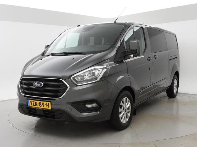 Ford TRANSIT CUSTOM 2.0 TDCI 130 PK AUT. L2H1 DUBBEL CABINE LIMITED | 2 SCHUIFDEUREN | TREKHAAK | CAMERA | STOELVERW. |