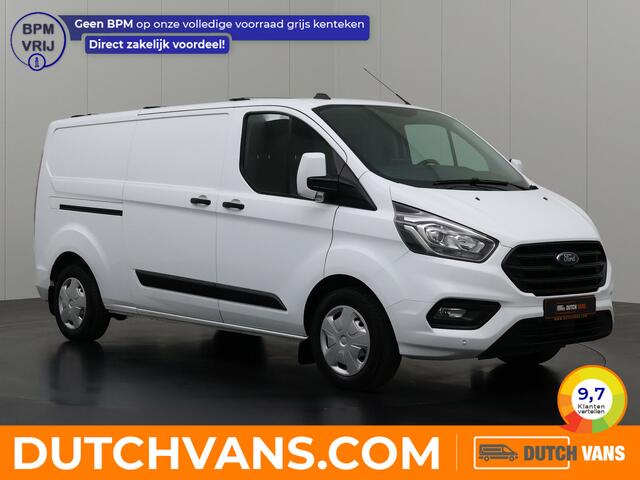 Ford TRANSIT CUSTOM 2.0TDCi 130PK Lang | Werkplaat inrichting | Dakdraagsysteem | Navigatie | Camera | Trekhaak | Airco | 3-Zits