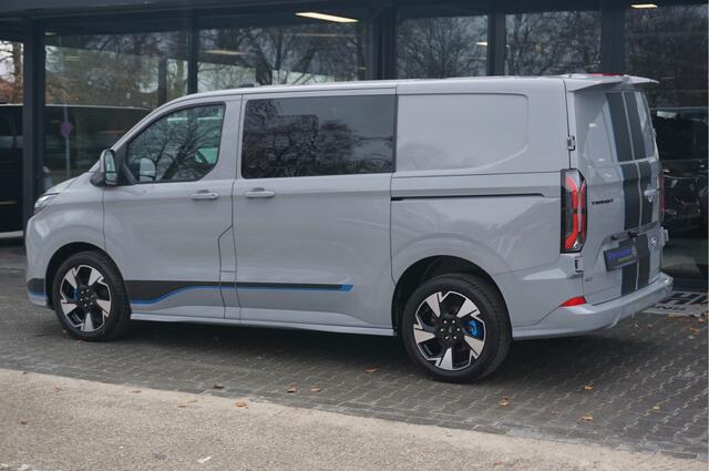 Ford TRANSIT CUSTOM 320S 2.5 PHEV Hybride 233PK DC Sport AUT BPM VRIJ!! Navi, ACC, 360° Cam, 19" LM, 2x Schuifdeur!! NR. B01*