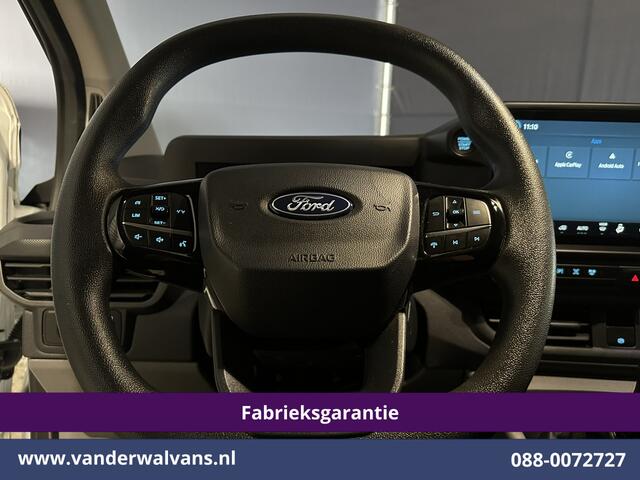 Ford TRANSIT CUSTOM 2.0 TDCI 136pk L2H1 Fabrieksgarantie Euro6 Airco | Camera | Apple Carplay | LED Android Auto, Cruisecontrol, Parkeersensoren, Verwarmde voorruit, Bijrijdersbank