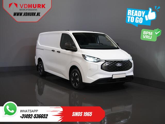 Ford TRANSIT CUSTOM E-Transit Trend 65 kWh 330 km WLTP LED/ Snellader/ 2.3t Trekverm./ Stoelverw./ Carplay/ Climate/ Camera/ PDC/ Cruise