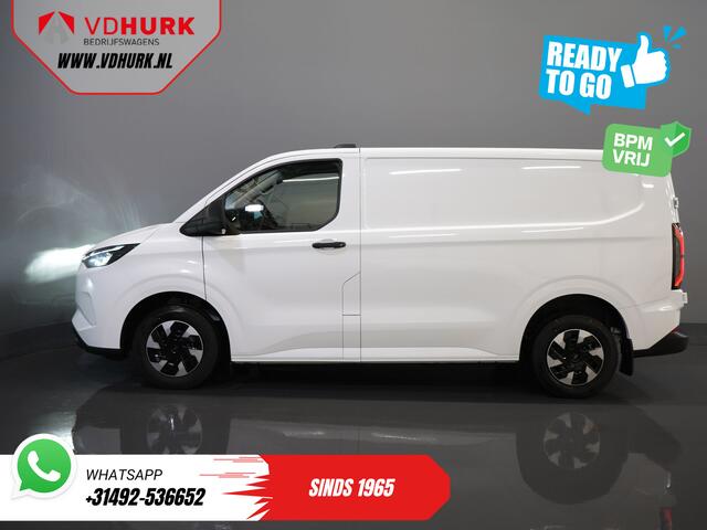 Ford TRANSIT CUSTOM E-Transit Trend 65 kWh 330 km WLTP LED/ Snellader/ 2.3t Trekverm./ Stoelverw./ Carplay/ Climate/ Camera/ PDC/ Cruise